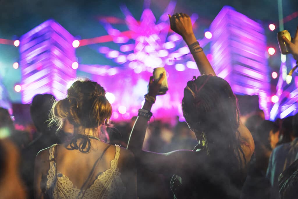 A crowd at a Lollapalooza festival