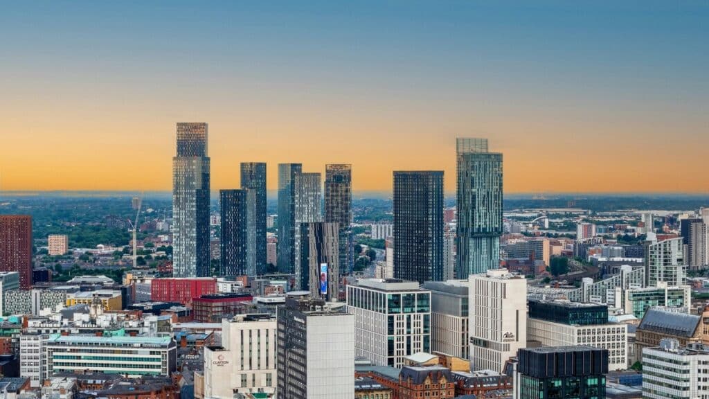 Sunrise in Manchester 